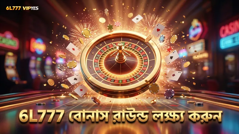 বোনাস রাউন্ডে সঠিক সময় লক্ষ্য করুন এবং খেলতে থাকুন 6L777-এ।