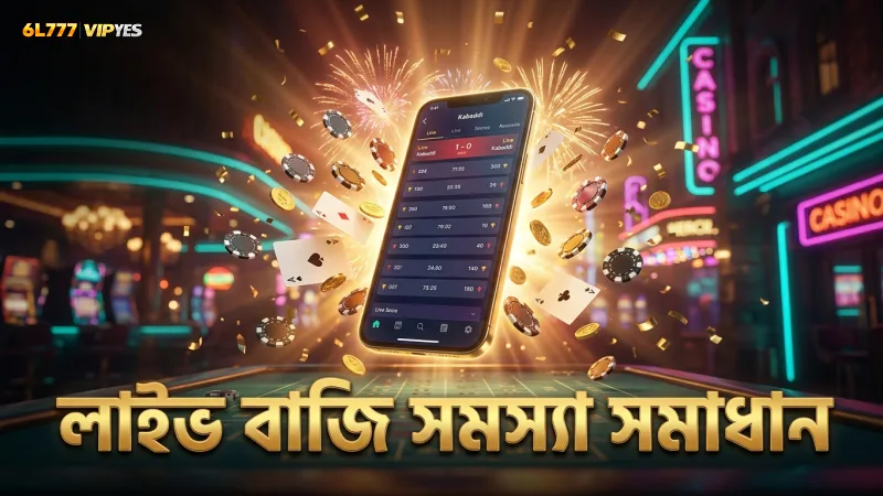 লাইভ ম্যাচের বাজিতে সাধারণ সমস্যা ও সমাধান।