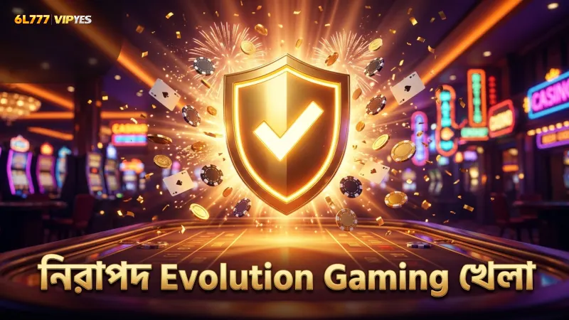 Evolution Gaming সার্টিফাইড নিয়মে নিরাপদ খেলা নিশ্চিত করুন