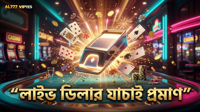 লাইভ ডিলারের কার্ড ডিলিং প্রক্রিয়া এবং যাচাই প্রমাণপত্র