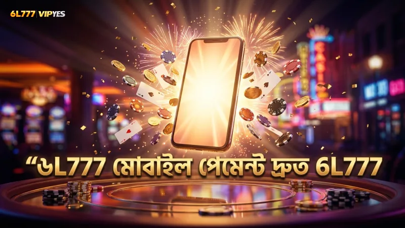 ৬L777-এ মোবাইল থেকে দ্রুত পেমেন্ট সম্পন্ন করুন