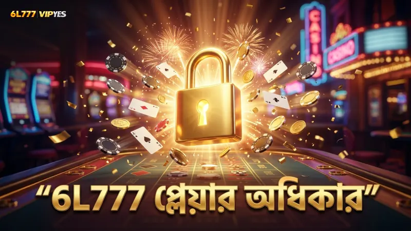 6L777-এর শর্তাবলী প্লেয়ারদের অধিকার নির্ধারণ করে।
